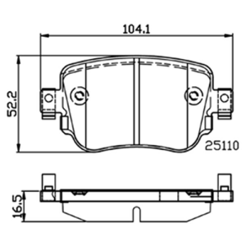 DriveTec Brake Pads DBPPAD2709