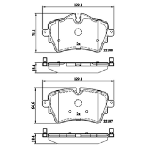 DriveTec Brake Pads DBPPAD2717