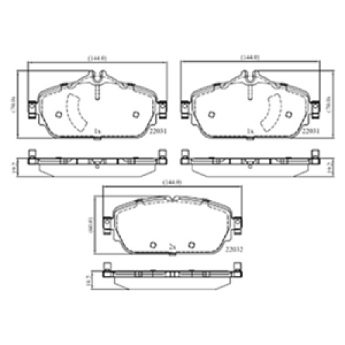 DriveTec Brake Pads DBPPAD2764