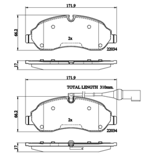 DriveTec Brake Pads DBPPAD3136