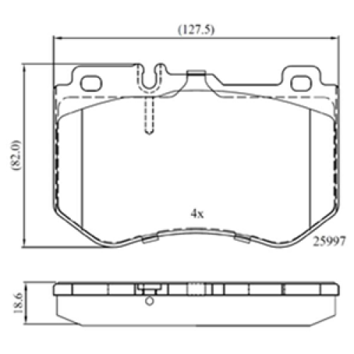 DriveTec Brake Pads DBPPAD3137