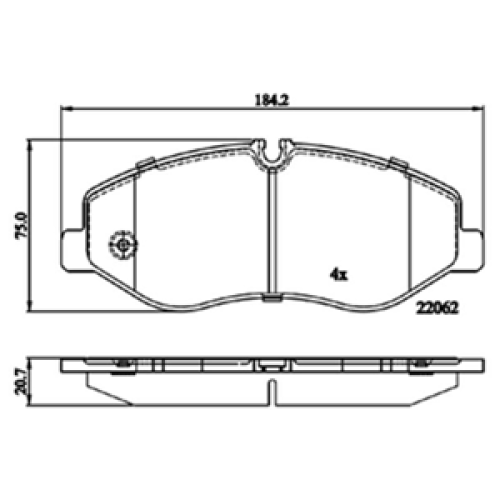 DriveTec Brake Pads DBPPAD3138