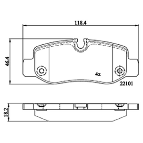 DriveTec Brake Pads DBPPAD3139