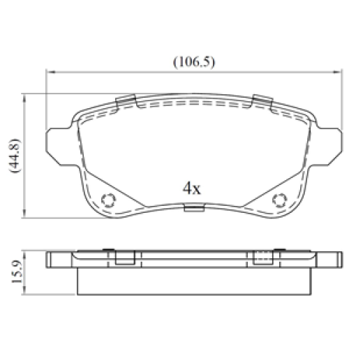 DriveTec Brake Pads DBPPAD3140