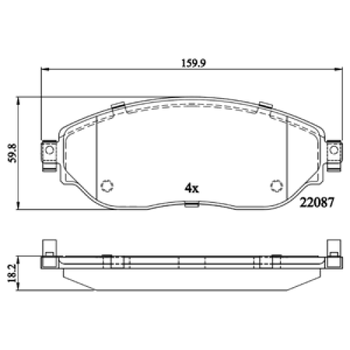 DriveTec Brake Pads DBPPAD3143