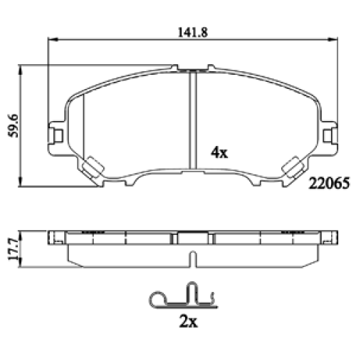 DriveTec Brake Pads DBPPAD3144