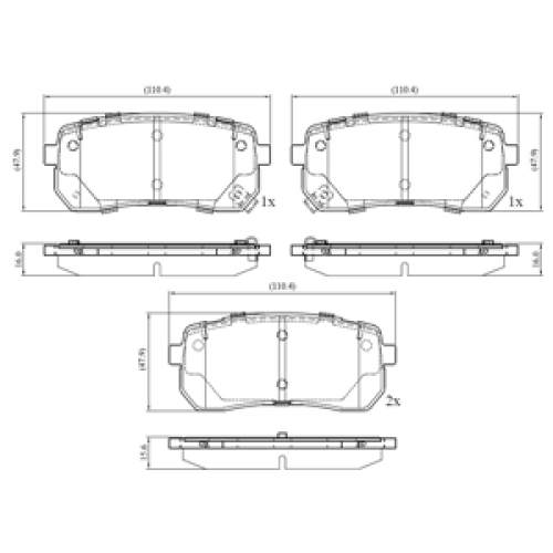 DriveTec Brake Pads DBPPAD3178