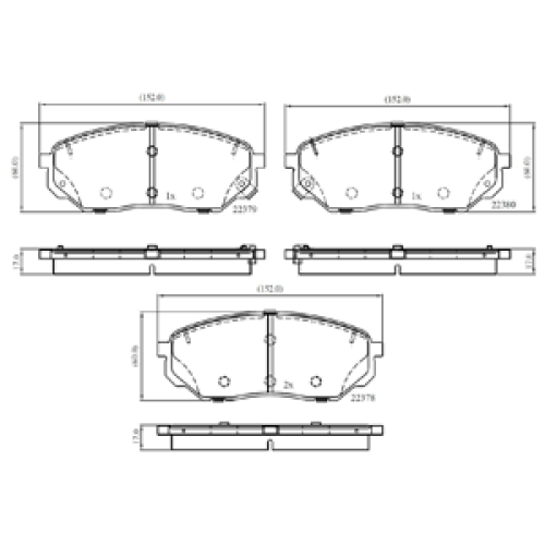 DriveTec Brake Pads DBPPAD3186