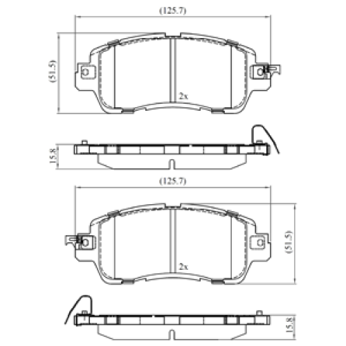DriveTec Brake Pads DBPPAD3189