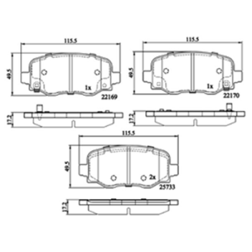 DriveTec Brake Pads DBPPAD3194