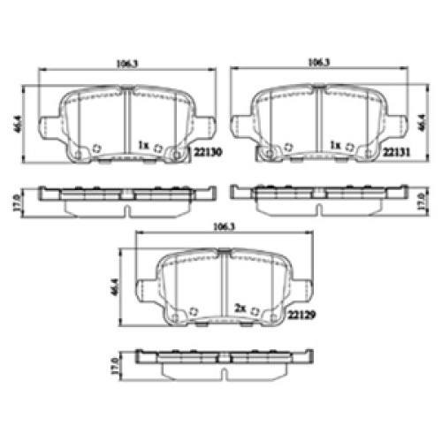 DriveTec Brake Pads DBPPAD3218