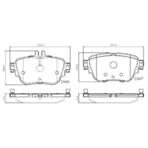DriveTec Brake Pads DBPPAD3262