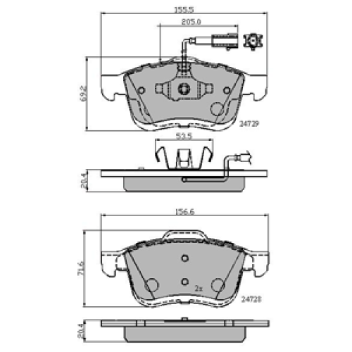DriveTec Brake Pads DBPPAD3270