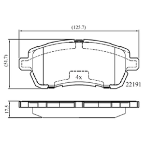 DriveTec Brake Pads DBPPAD3279