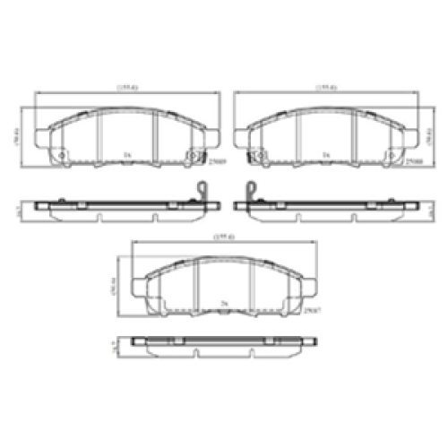 DriveTec Brake Pads DBPPAD3285