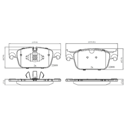 DriveTec Brake Pads DBPPAD3300