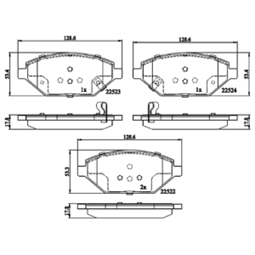 DriveTec Brake Pads DBPPAD3301
