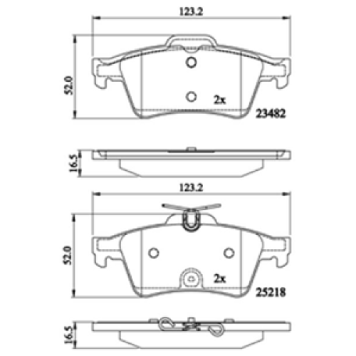 DriveTec Brake Pads DBPPAD3303