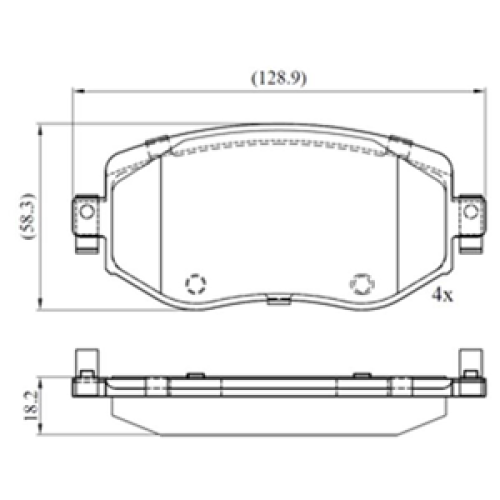 DriveTec Brake Pads DBPPAD3306