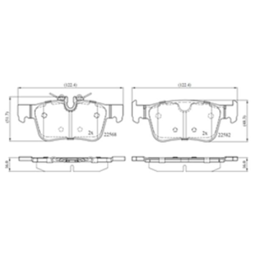 DriveTec Brake Pads DBPPAD3312