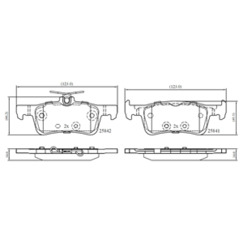 DriveTec Brake Pads DBPPAD3369