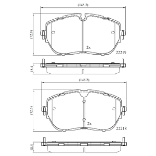 DriveTec Brake Pads DBPPAD3518