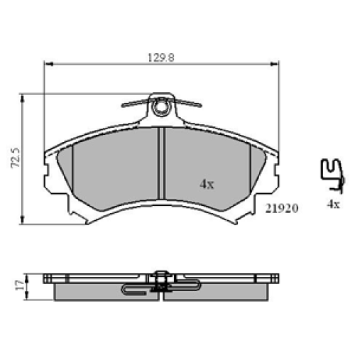 DriveTec Brake Pads DBPPAD3533