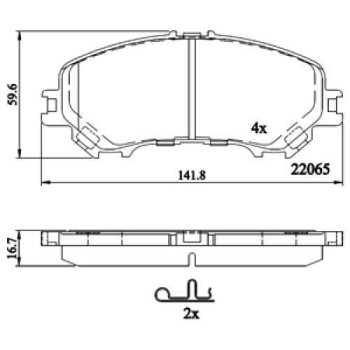 DriveTec Brake Pads DBPPAD3693