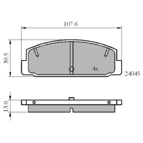 DriveTec Brake Pads DBPPAD401