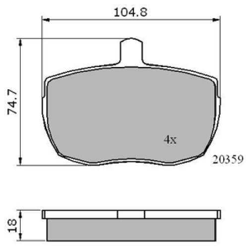 DriveTec Brake Pads DBPPAD41