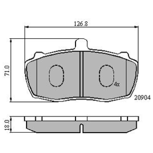 DriveTec Brake Pads DBPPAD413