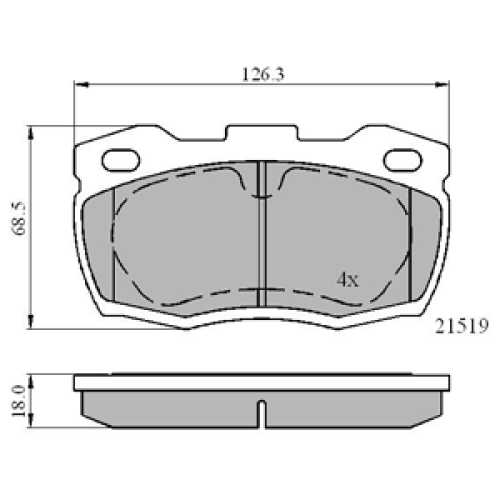 DriveTec Brake Pads DBPPAD506