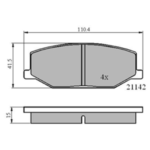 DriveTec Brake Pads DBPPAD527