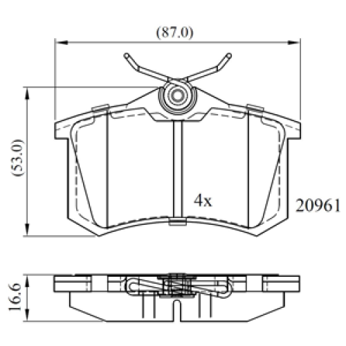 DriveTec Brake Pads DBPPAD565