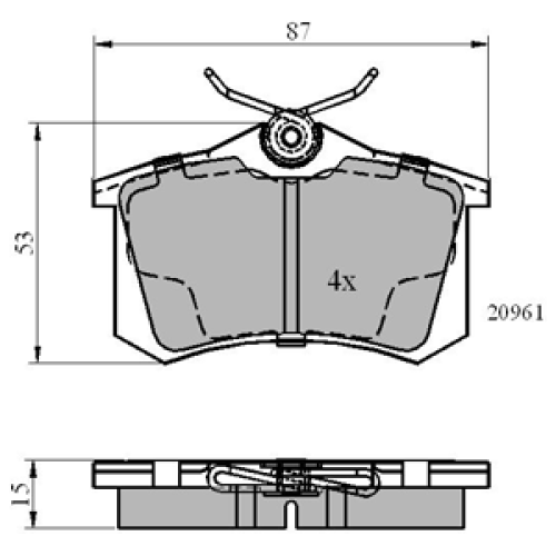 DriveTec Brake Pads DBPPAD571