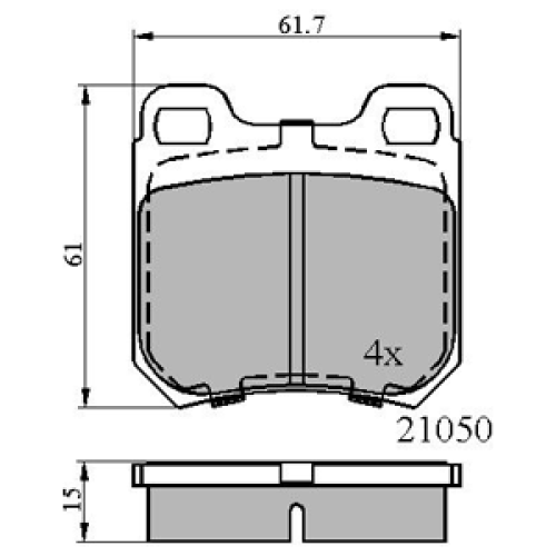 DriveTec Brake Pads DBPPAD590