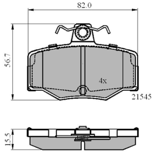 DriveTec Brake Pads DBPPAD617