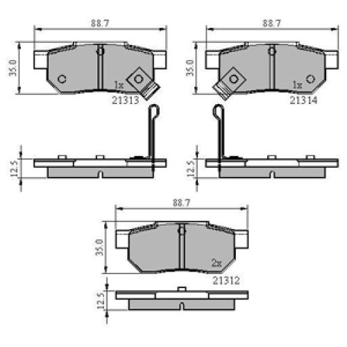 DriveTec Brake Pads DBPPAD625