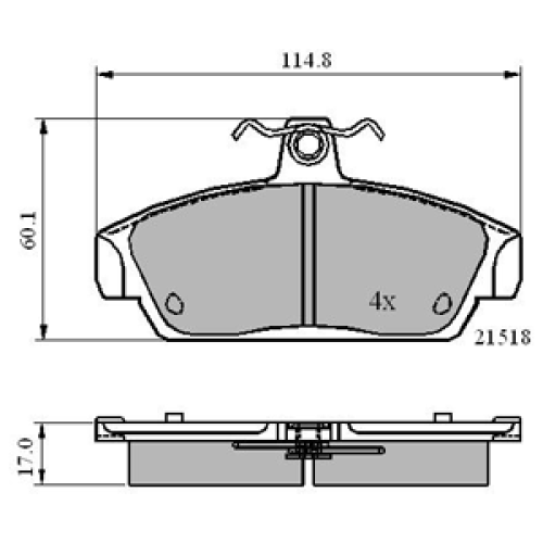 DriveTec Brake Pads DBPPAD653