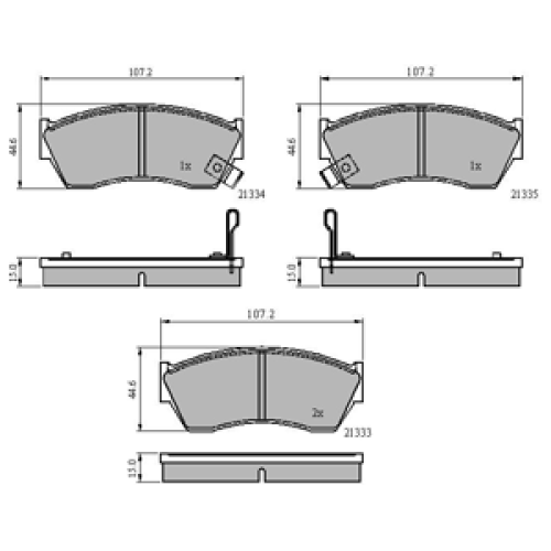DriveTec Brake Pads DBPPAD676