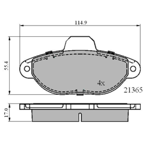 DriveTec Brake Pads DBPPAD771