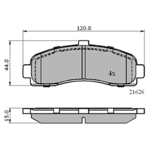 DriveTec Brake Pads DBPPAD779