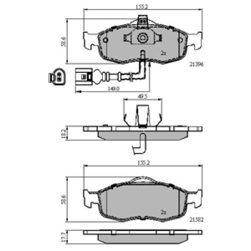 DriveTec Brake Pads DBPPAD781
