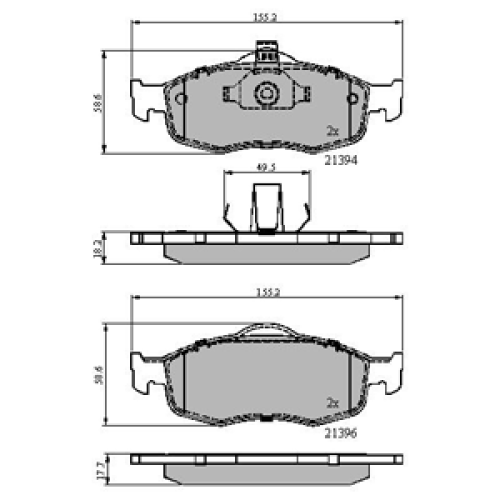 DriveTec Brake Pads DBPPAD782