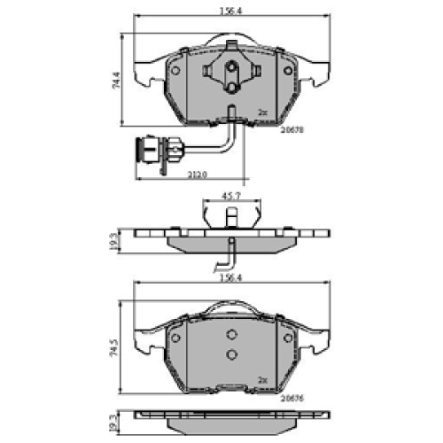 DriveTec Brake Pads DBPPAD784