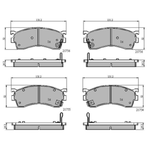 DriveTec Brake Pads DBPPAD801
