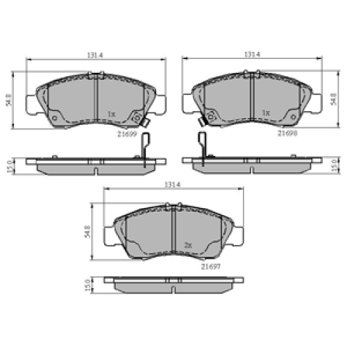 DriveTec Brake Pads DBPPAD810