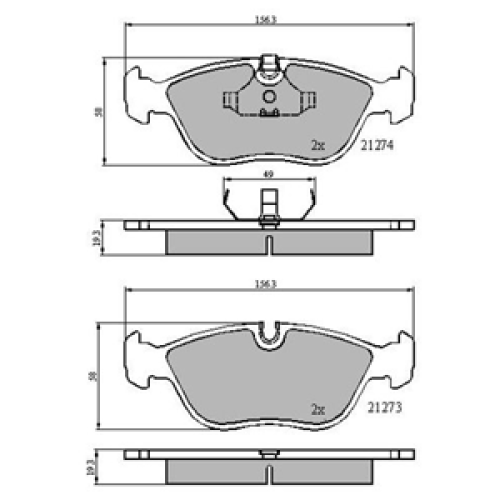 DriveTec Brake Pads DBPPAD839