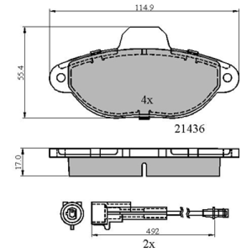 DriveTec Brake Pads DBPPAD851
