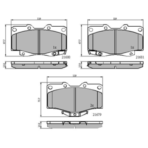DriveTec Brake Pads DBPPAD854